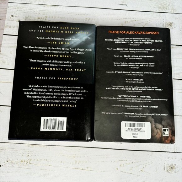 Alex Kava Book Lot - 7 HC Maggie O'Dell Thrillers - Some 1st Eds & Dust Jacket - Picture 7 of 13